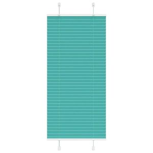 vidaXL Jaluză plisată verde petrol 65x150 cm Lățime țesătură 64, 4 cm imagine