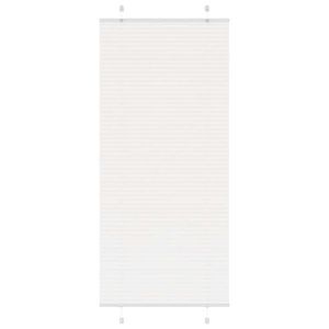 vidaXL Jaluză plisată alb 100x200cm Lățime țesătură 99, 4cm poliester imagine