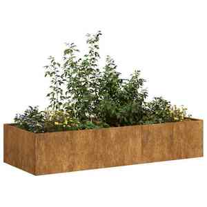 vidaXL Jardinieră Rusty 200x80x40 cm Oțel pentru intemperii imagine