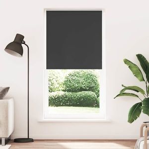 vidaXL Jaluză cu role opace negru 90x210 cm Lățime material 85, 7 cm imagine