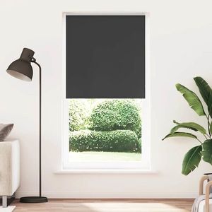 vidaXL Jaluză cu role opace negru 105x230 cm lățime material 100, 7 cm imagine