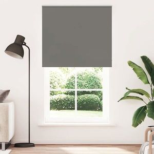 vidaXL Jaluză cu rolă opaca gri 135x230 cm Latime material 131, 6 cm imagine