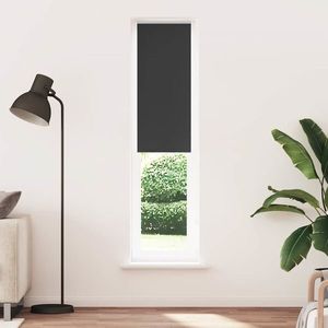 vidaXL Jaluză cu role opace negru 45x230 cm lățime material 40, 7 cm imagine