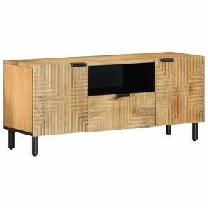 vidaXL Dulap TV maro 105x33x46 cm lemn masiv de mango imagine