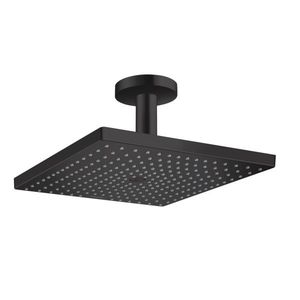 Palarie de dus Hansgrohe Raindance E300 Air cu brat de tavan 158 mm negru mat imagine