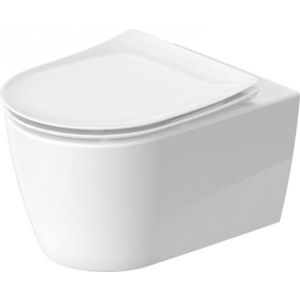 Set vas wc Duravit Soleil by Starck Rimless 37x54cm HygieneGlaze si capac cu inchidere lenta imagine