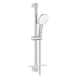 Set de dus Grohe Tempesta Cube 110 III cu para de dus 3 jeturi furtun savoniera si bara 60cm crom imagine