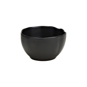 Bol din ceramica Rustic Refined 10 cm 250 ml negru imagine