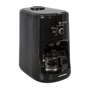 Cafetiera cu rasnita, Heinner, 900 W, 600 ml, negru imagine