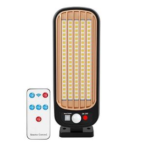 Lampa Solara Stradala 50 Led-uri Teno®, control prin telecomanda, exterior, negru imagine