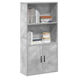 vidaXL Bibliotecă, gri beton, 60x24x120 cm, lemn prelucrat imagine