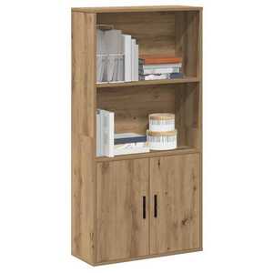 vidaXL Bibliotecă, stejar artizanal, 60x24x120 cm, lemn prelucrat imagine