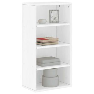 vidaXL Dulap lateral „ODDA” alb 40x24x79 cm, lemn masiv de pin imagine