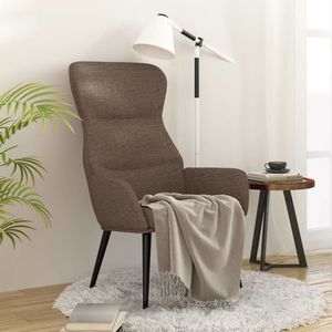 vidaXL Scaun de relaxare, gri taupe, material textil imagine