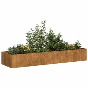 vidaXL Jardinieră Rusty 280x80x40 cm Oțel pentru intemperii imagine