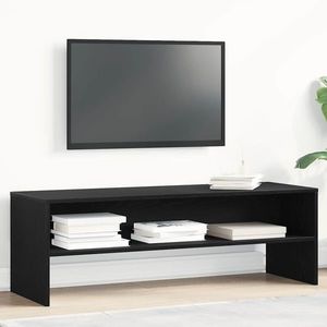 vidaXL Dulap TV Stejar negru 120x40x40 cm Lemn prelucrat imagine