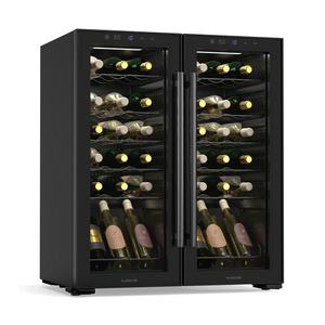 Klarstein Shiraz Weinkühlschrank, 2 Kühlzonen, LED-Beleuchtung, Touch-Control, freistehend imagine