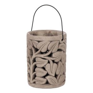 Felinar decorativ Folia, 19 x 25 cm, beton imagine