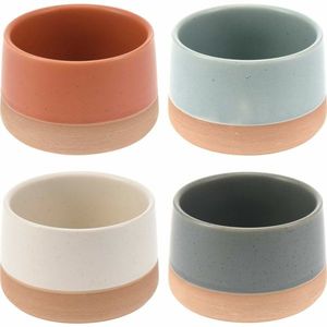 Set de 4 boluri din gresie Natura , 9, 5 x 5, 5 cm imagine