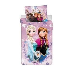 Lenjerie de pat din bumbac Jerry Fabrics Frozen Purple 05, 140 x 200 cm, 70 x 90 cm imagine