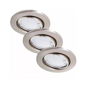 SET 3x corp de iluminat LED pentru baie 1xGU10/3W/230V IP23 crom mat Briloner 7221-032 imagine