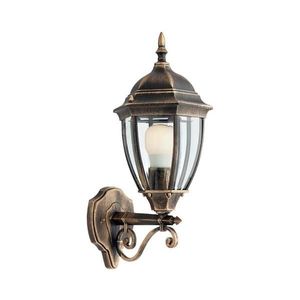 Lampă de perete de exterior Redo 9604 SEVILLA 1xE27/42W/230V IP44 auriu/patină imagine