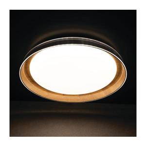 Plafonieră LED 37317 NIFU LED/17, 8W/230V d. 43 cm alb/maro imagine