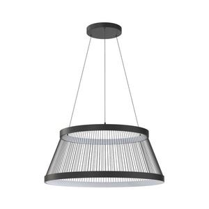 Lustră LED dimabilă Zuma Line MD3328-2M-3BT BALL LED/53W/230V 2700-6000K negru + telecomandă imagine