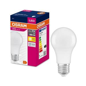 Bec LED Osram A60 E27/8, 5W/230V 2700K imagine