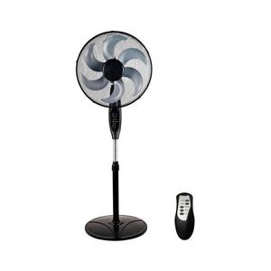 lator de podea VENETO 75W/230V negru + telecomandă 23814 imagine