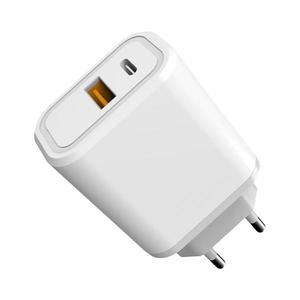 Adaptor de încărcare rapidă Power Delivery 30W USB-C + USB-A alb imagine