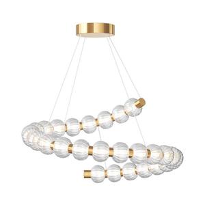 Lustră LED pe cablu Maytoni MOD555PL-L35G3K AMULET LED/40W/230V 3000K auriu imagine