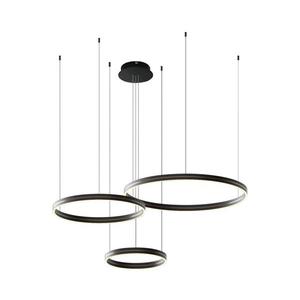 Lustră LED pe cablu GRAVITY LED/108W/230V negru imagine