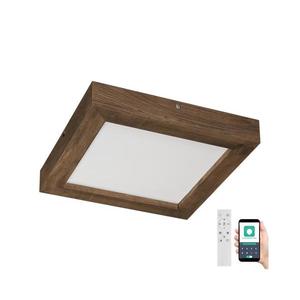 Plafonieră LED dimabilă Brilagi WOODY FRAME LED/24W/230V stejar 30x30 cm IP44 + telecomandă imagine