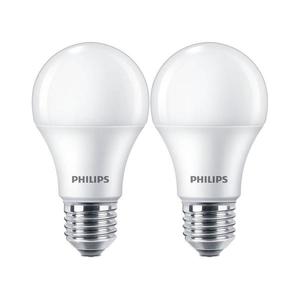 SET 2x bec LED Philips A60 E27/10W/230V 4000K imagine