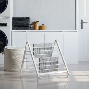 vidaXL Suport de uscare pentru cadă extensibil, 53-90 cm, aluminiu imagine