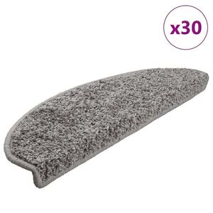 vidaXL Covorașe scară 30 buc gri 65x21x4 cm imagine