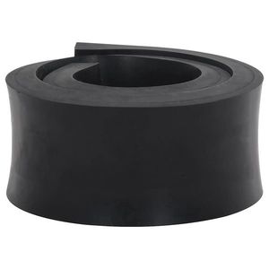 vidaXL Margine de cauciuc pentru plug de zăpadă negru 100x8x2 cm imagine