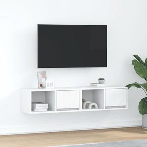 vidaXL Dulapuri TV 2 buc Alb 60x31x25, 5 cm Lemn prelucrat imagine