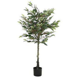 vidaXL Ficus artificial 480 de frunze 130 cm verde imagine