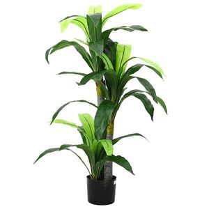 vidaXL Copac artificial Dracaena 36 de frunze 120 cm verde imagine