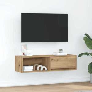 vidaXL Dulap TV Artisan Stejar 100x31x25, 5 cm Lemn prelucrat imagine