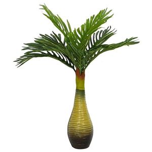 vidaXL Plantă artificială de palmier 9 frunze 70 cm verde imagine