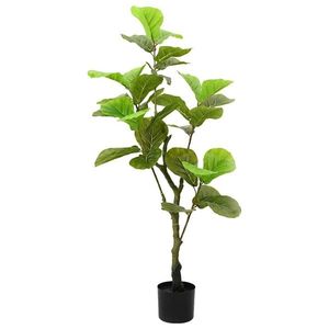 vidaXL Ficus artificial 30 de frunze 125 cm verde imagine