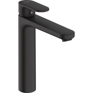 Baterie lavoar Hansgrohe Vernis Blend 190 ventil pop-up pentru lavoar tip bol negru mat imagine