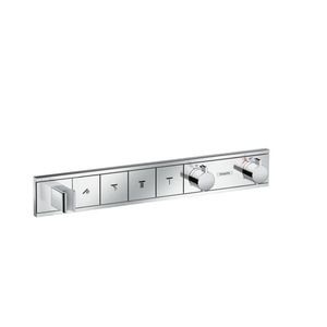 Baterie cada - dus termostatata Hansgrohe RainSelect cu 4 functii si agatatoare dus montaj incastrat necesita corp ingropat crom imagine