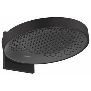 Palarie de dus Hansgrohe Rainfinity 360 1 jet cu placa de conectare la perete negru mat imagine