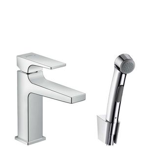 Baterie lavoar Hansgrohe Metropol cu dus tip bideu pentru igiena intima fara ventil imagine