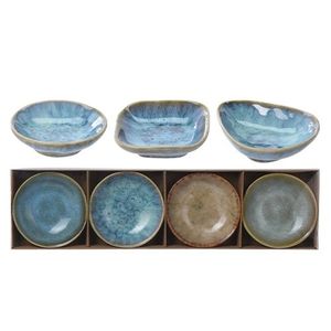 Set 4 piese Marble Snack din ceramica - modele diverse imagine