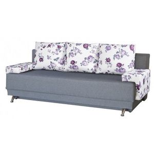 Canapea Extensibila Roma Grey Magnolia 205x90x86 cm, cu lada de depozitare imagine